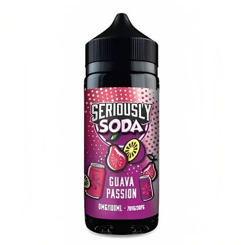 Seriously Soda Shortfill 100ml E-Liquid - Guava Passion E-Liquid Seriously