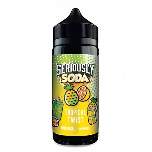 Seriously Soda Shortfill 100ml E-Liquid - Tropical Twist E-Liquid Seriously