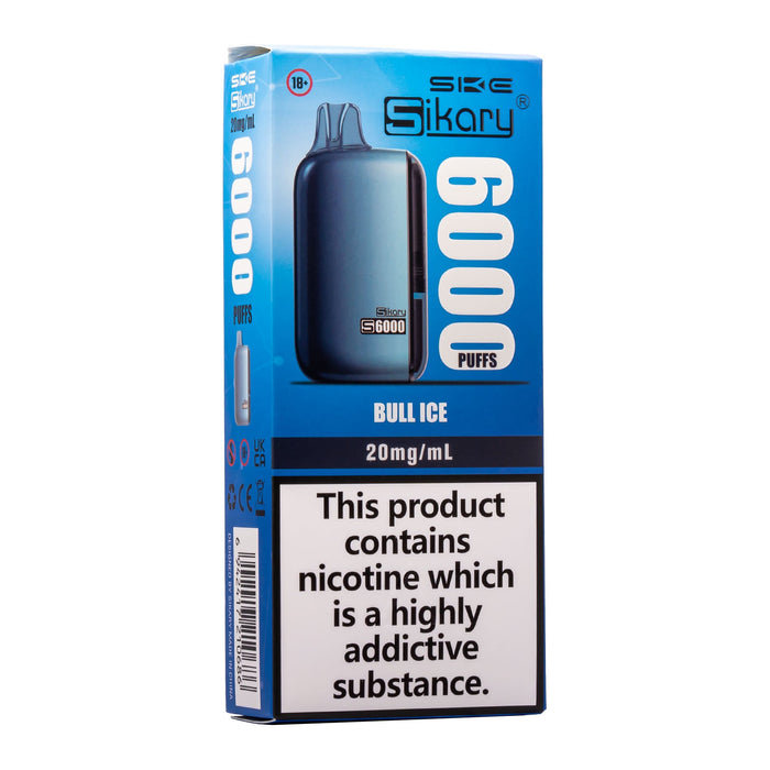 SKE Sikary 6000 - Bull Ice Disposable Vape SKE