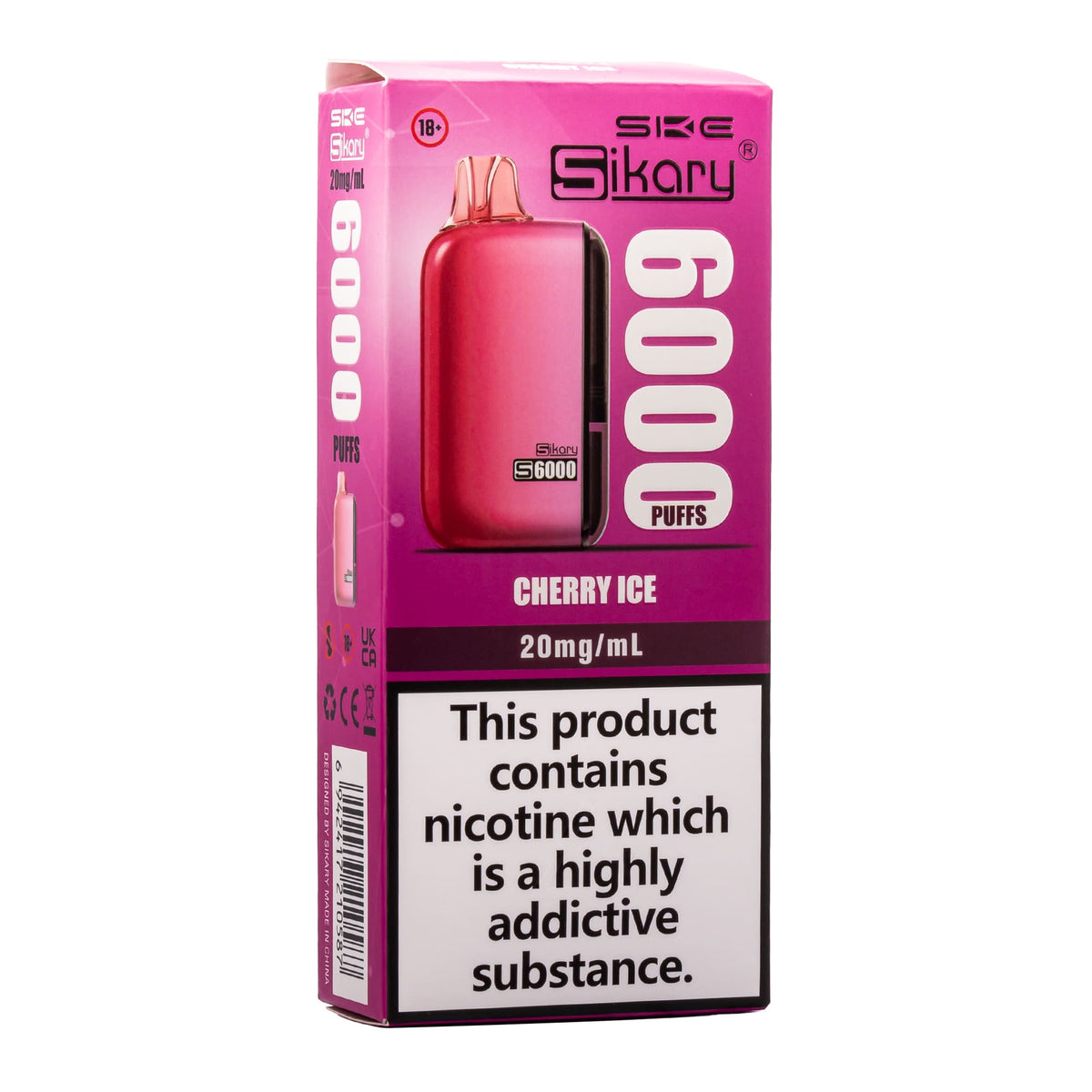 SKE Sikary 6000 - Cherry Ice Disposable Vape SKE