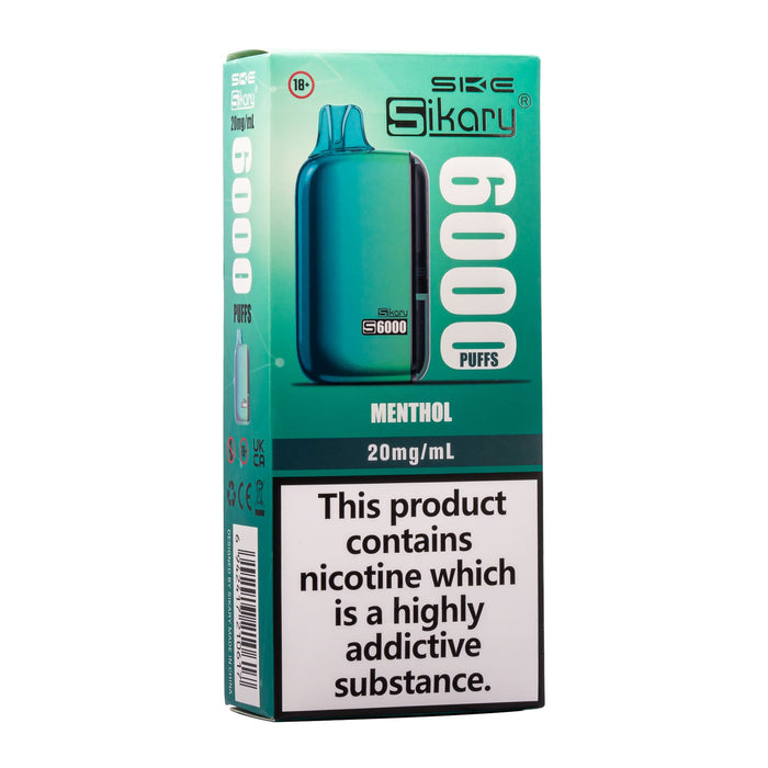 SKE Sikary 6000 - Menthol Disposable Vape SKE