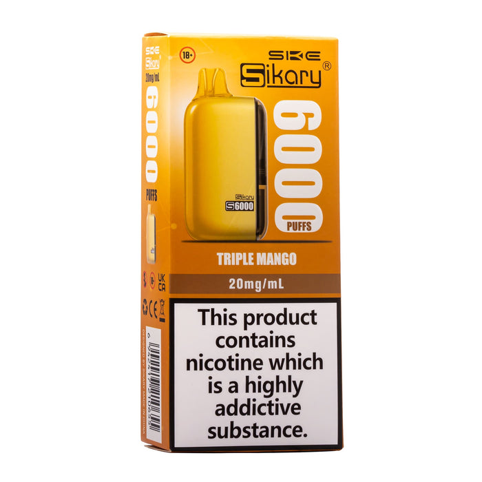 SKE Sikary 6000 - Triple Mango Disposable Vape SKE