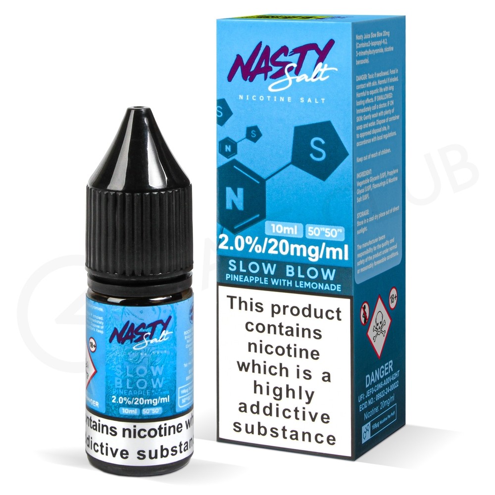 Nasty Juice 10ml/20ml Nic Salts Slow Blow Nic Salts Nasty