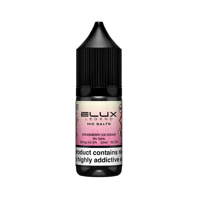 Elux Legend Strawberry Ice Cream Nic Salt - 10mg 10ml Nic Salt Elux