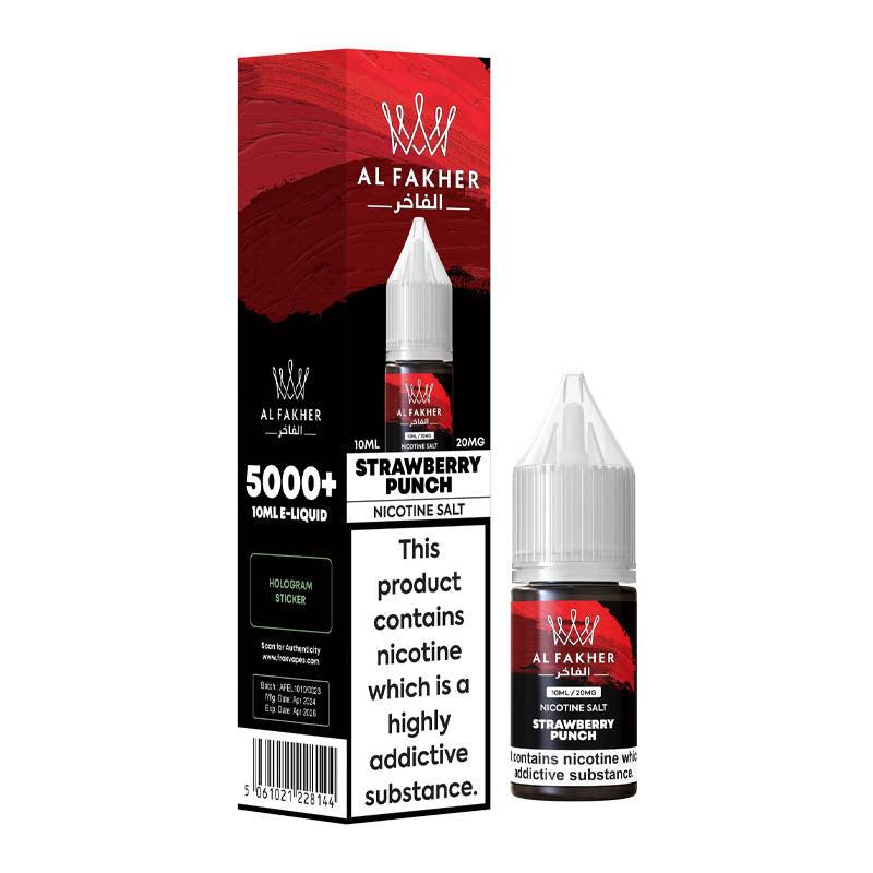 Al Fakher 5000+ 20mg Nic Salt - Strawberry Punch 20mg 10ml Nic Salt Al Fakher