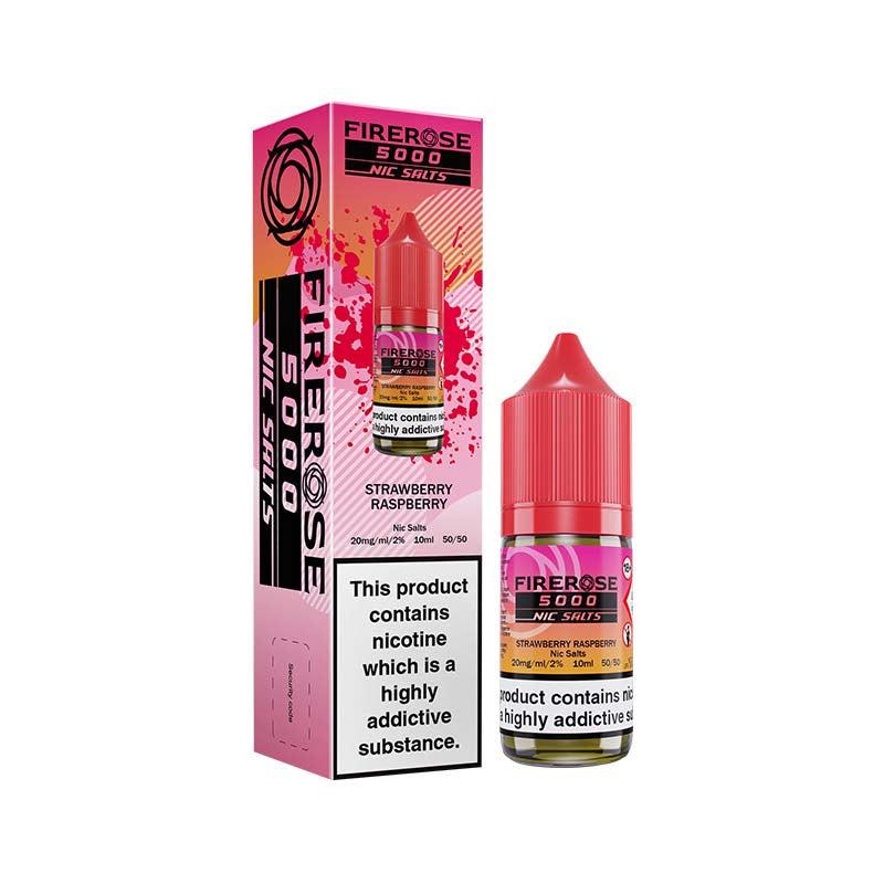 Elux Firerose 5000 20mg Nic Salt - Strawberry Raspberry 20mg 10ml Nic Salt Elux