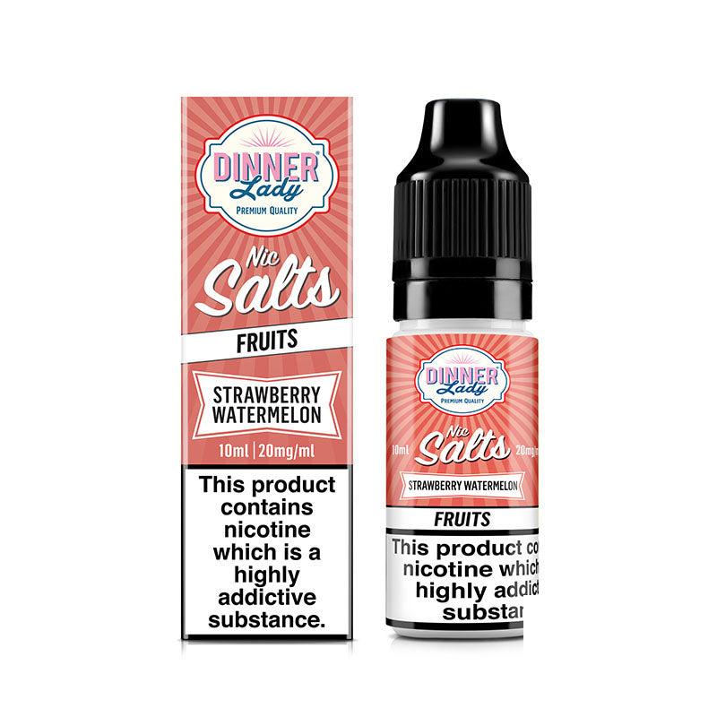 Dinner Lady Strawberry Watermelon Nic Salt - 20mg 10ml Nic Salt Dinner Lady