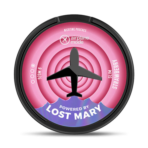 Lost Mary Aeroplane Mode Nicotine Pouches - Strawberry / 18mg Nicotine Pouches Lost Mary   