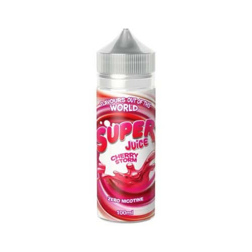 Super Juice Shortfill 100ml E-Liquid - Cherry Storm E-Liquid super juice