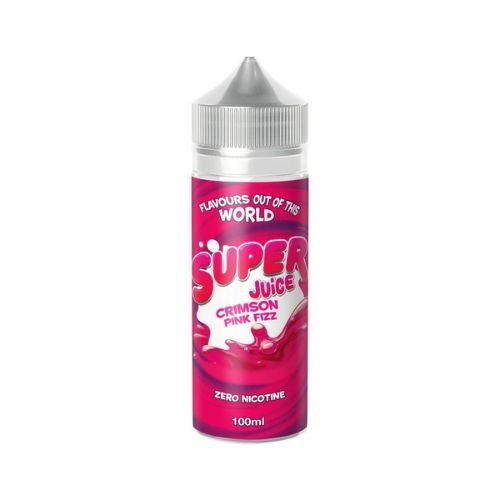 Super Juice Shortfill 100ml E-Liquid - Crimson Pink Fizz E-Liquid super juice