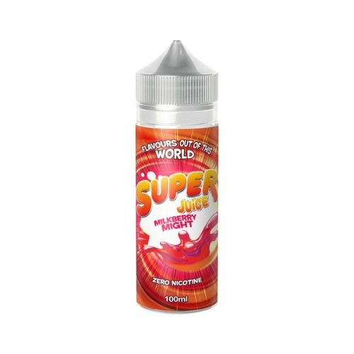 Super Juice Shortfill 100ml E-Liquid - Milkberry Might E-Liquid super juice