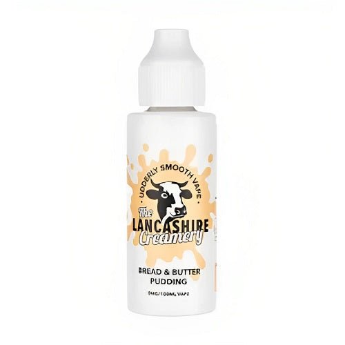 The Lancashire Creamery 100ml Shortfill E-Liquid - Bread & Butter Pudding E-Liquid The Lancashire