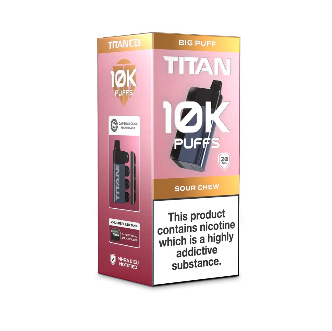 Titan 10K Prefilled Pod Kit - Sour Chew Prefilled Pod Kit Titan