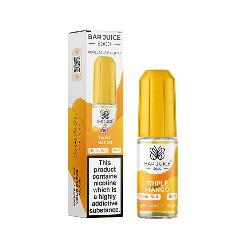 Bar Juice 5000 Triple Mango Nic Salt - 20mg 10ml Nic Salt Bar Juice 5000