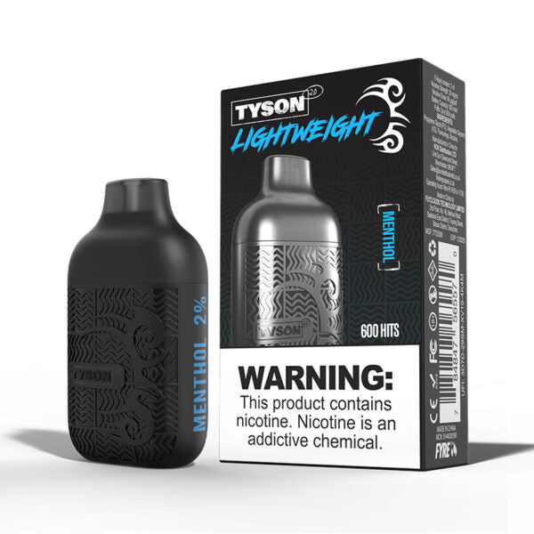 Bulk Buy Tyson 2.0 Disposable Vapes Box of 10 Disposable Tyson Menthol  