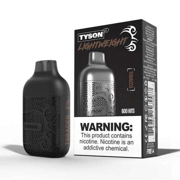 Bulk Buy Tyson 2.0 Disposable Vapes Box of 10 Disposable Tyson Tobacco  