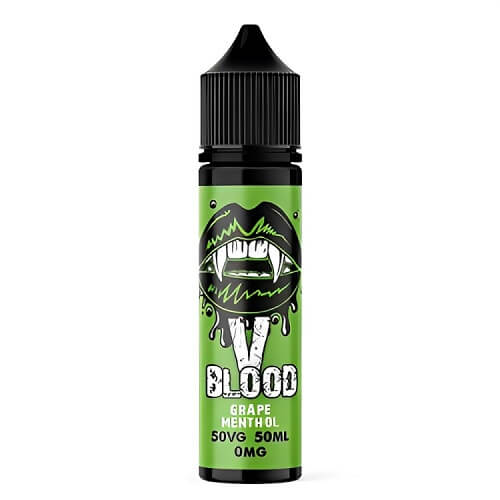 V Blood Shortfill 50ml E-Liquid All Ranges - Grape Menthol E-Liquid V Blood