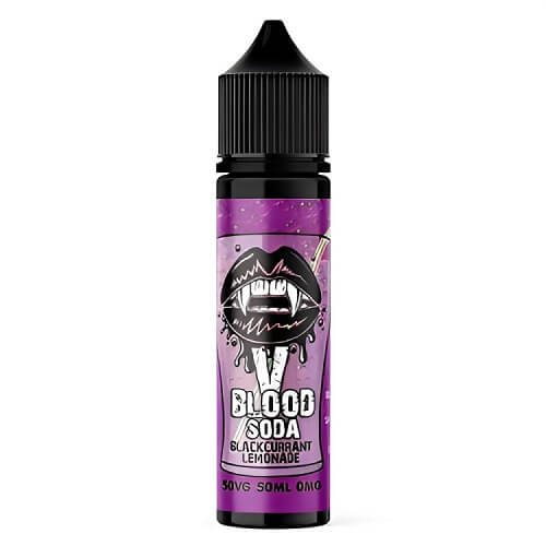 V Blood Shortfill 50ml E-Liquid All Ranges - Blackcurrant Lemonade Soda E-Liquid V Blood