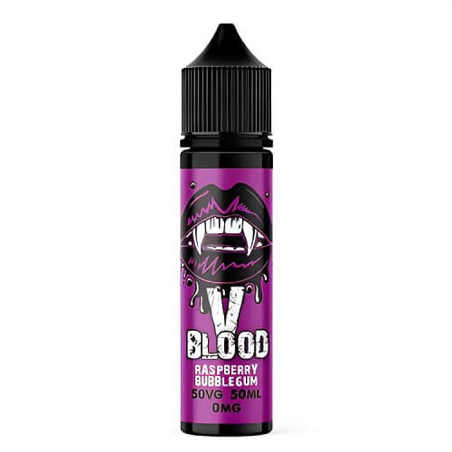 V Blood Shortfill 50ml E-Liquid All Ranges - Raspberry Bubblegum E-Liquid V Blood