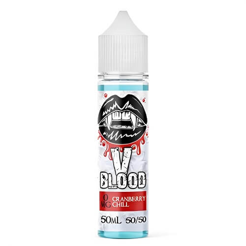 V Blood Shortfill 50ml E-Liquid All Ranges - Cranberry Chill Iced E-Liquid V Blood