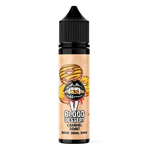 V Blood Shortfill 50ml E-Liquid All Ranges - Caramel Donut Dessert E-Liquid V Blood