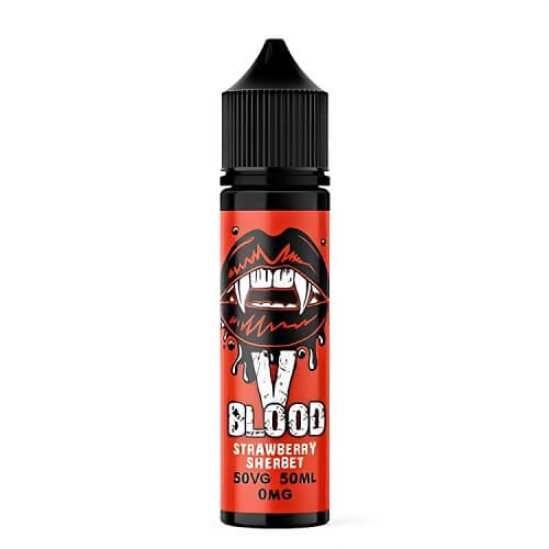 V Blood Shortfill 50ml E-Liquid All Ranges - Strawberry Sherbet E-Liquid V Blood