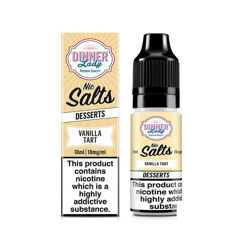 Dinner Lady Vanilla Tart Nic Salt - 10mg 10ml Nic Salt Dinner Lady