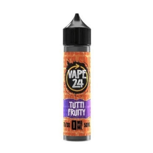 Vape 24 50ml Shortfill - Tutti Fruity E-Liquid Vape 24