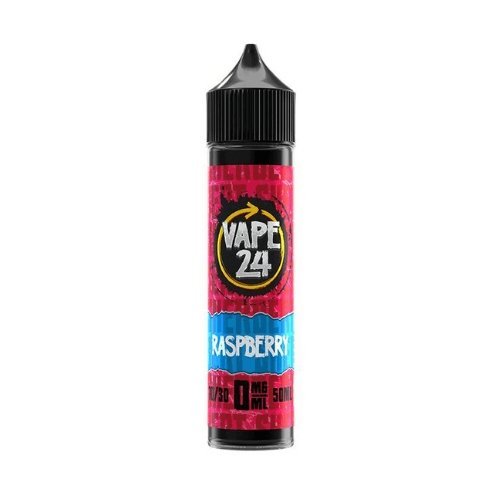 Vape 24 50ml Shortfill - Raspberry E-Liquid Vape 24