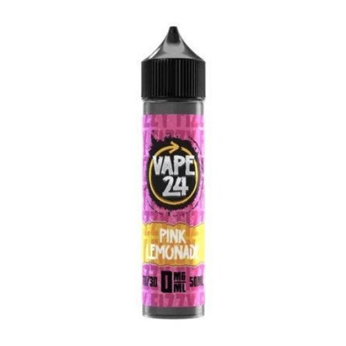 Vape 24 50ml Shortfill - Pink Lemonade E-Liquid Vape 24