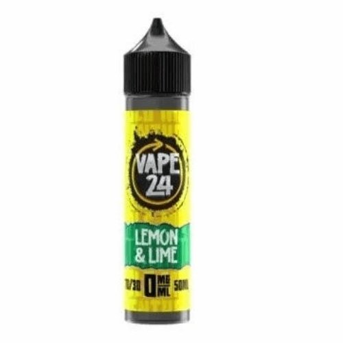 Vape 24 50ml Shortfill - Lemon & Lime E-Liquid Vape 24