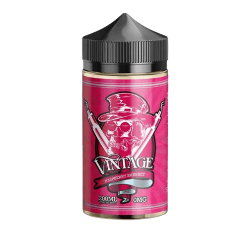 Vintage Premium 200ml E-liquid Vape Juice - Raspberry Sherbet E-Liquid Vintage