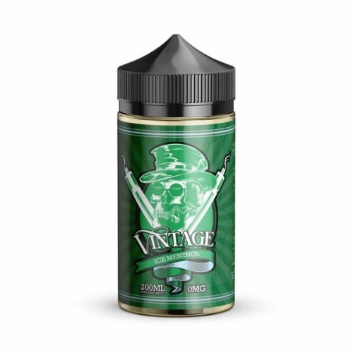 Vintage Premium 200ml E-liquid Vape Juice - Ice Menthol E-Liquid Vintage