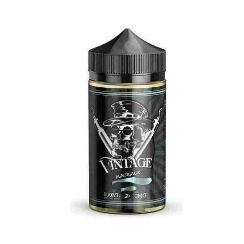 Vintage Premium 200ml E-liquid Vape Juice - Black Jack E-Liquid Vintage