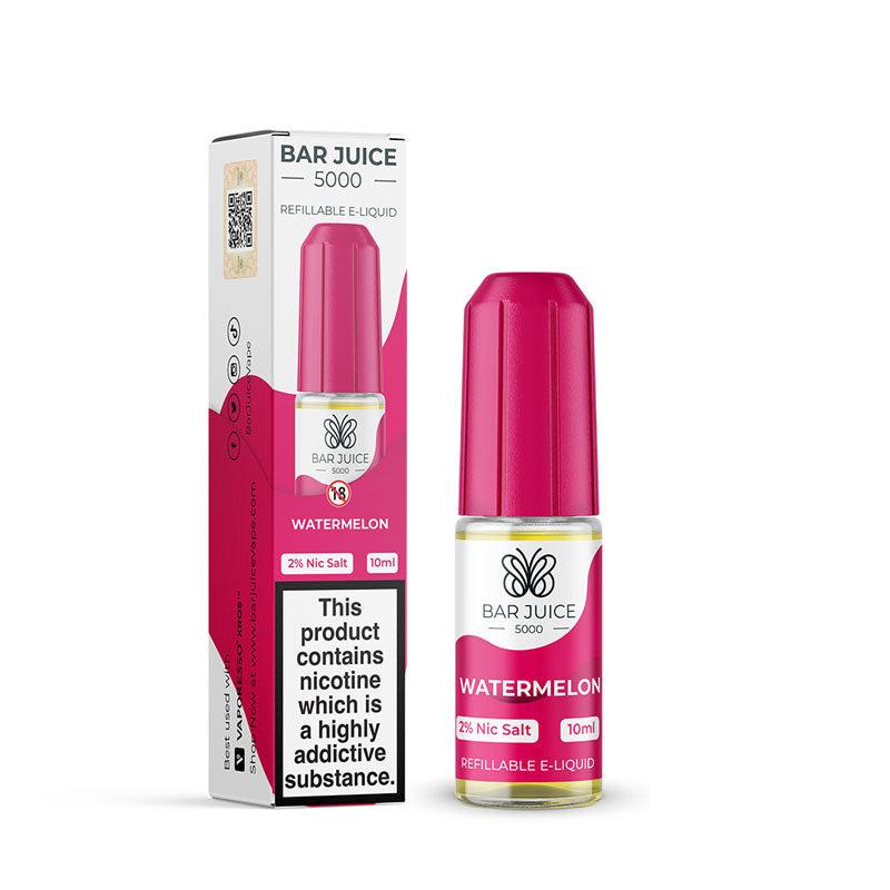 Bar Juice 5000 Watermelon Nic Salt - 20mg 10ml Nic Salt Bar Juice 5000