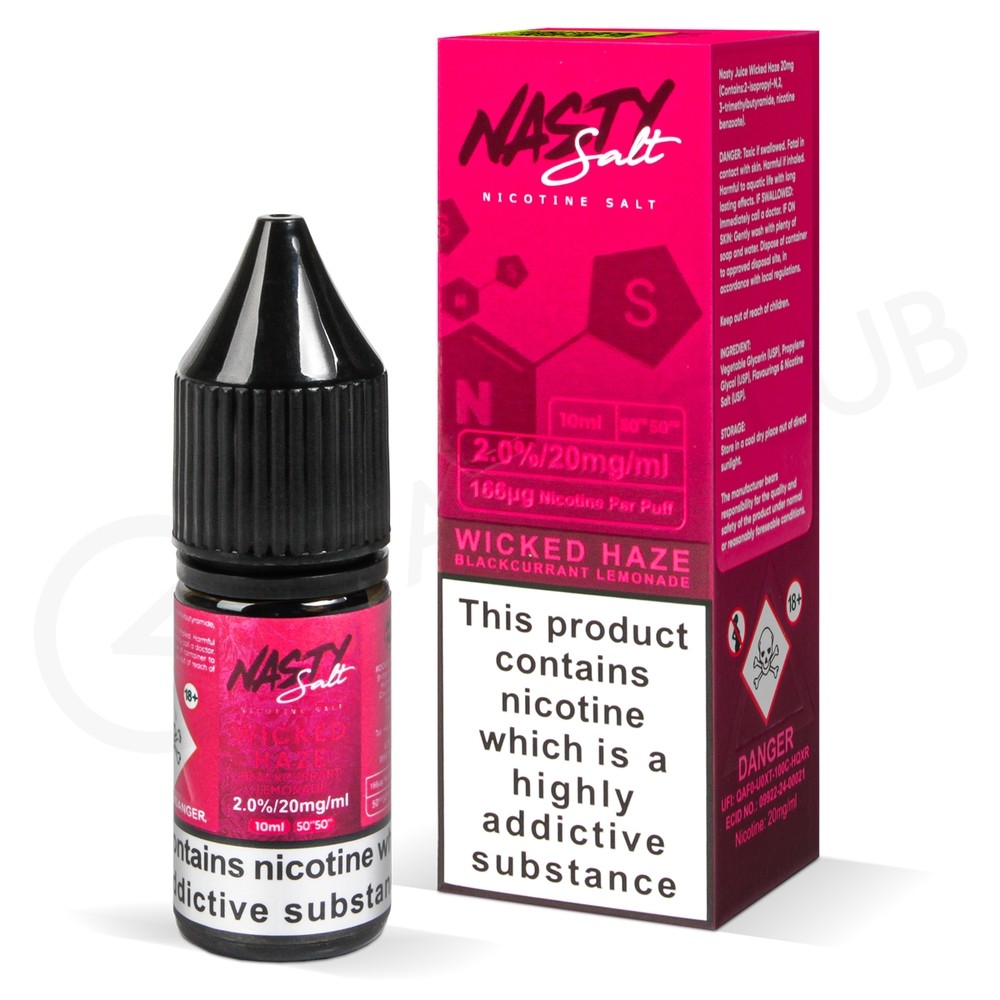 Nasty Juice 10ml/20ml Nic Salts Wicked Haze Nic Salts Nasty